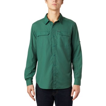 Columbia Silver Ridge 2.0 Long Sleeve, Camisa Verdes Para Hombre | 670923-UFQ